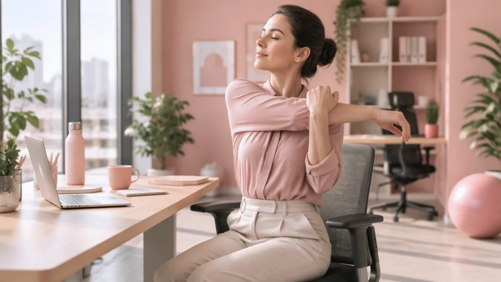 Giải lao vận động công thái học cho nhân viên văn phòng: Cách quãng nghỉ có kế hoạch phục hồi tư thế và sự thoải mái theo góc nhìn vật lý trị liệu