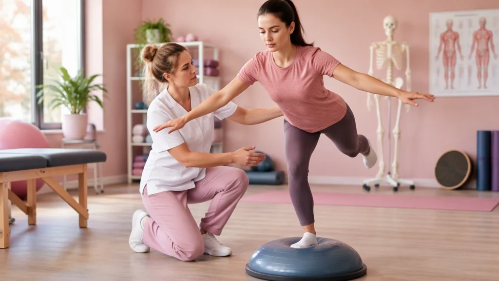 Giáo dục vật lý trị liệu: Tái tạo chuyển động thông qua bài tập proprioception và nhận thức cơ thể